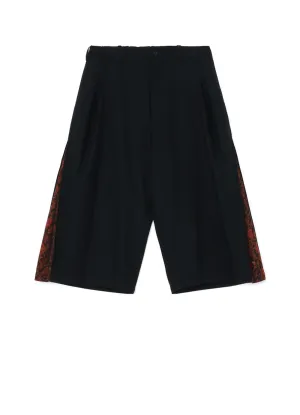 1/10 FLANNEL   COTTON/THORNY JACQUARD SIDE-SWITCHING PANTS