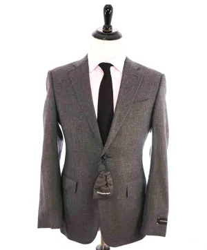 $5,000 ERMENEGILDO ZEGNA -"CASHMERE" Gray Flannel Premium Suit - 40R