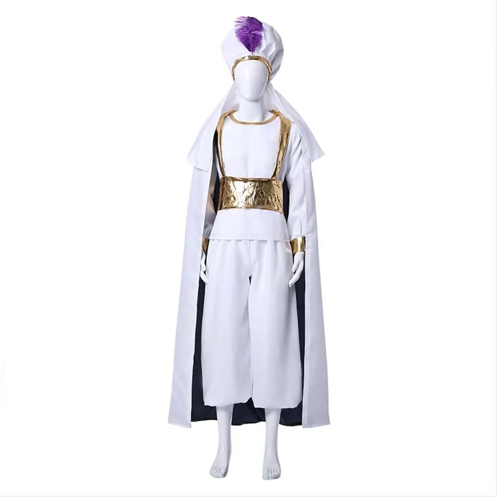 Aladdin Adult Prince Ali Cosplay Costume