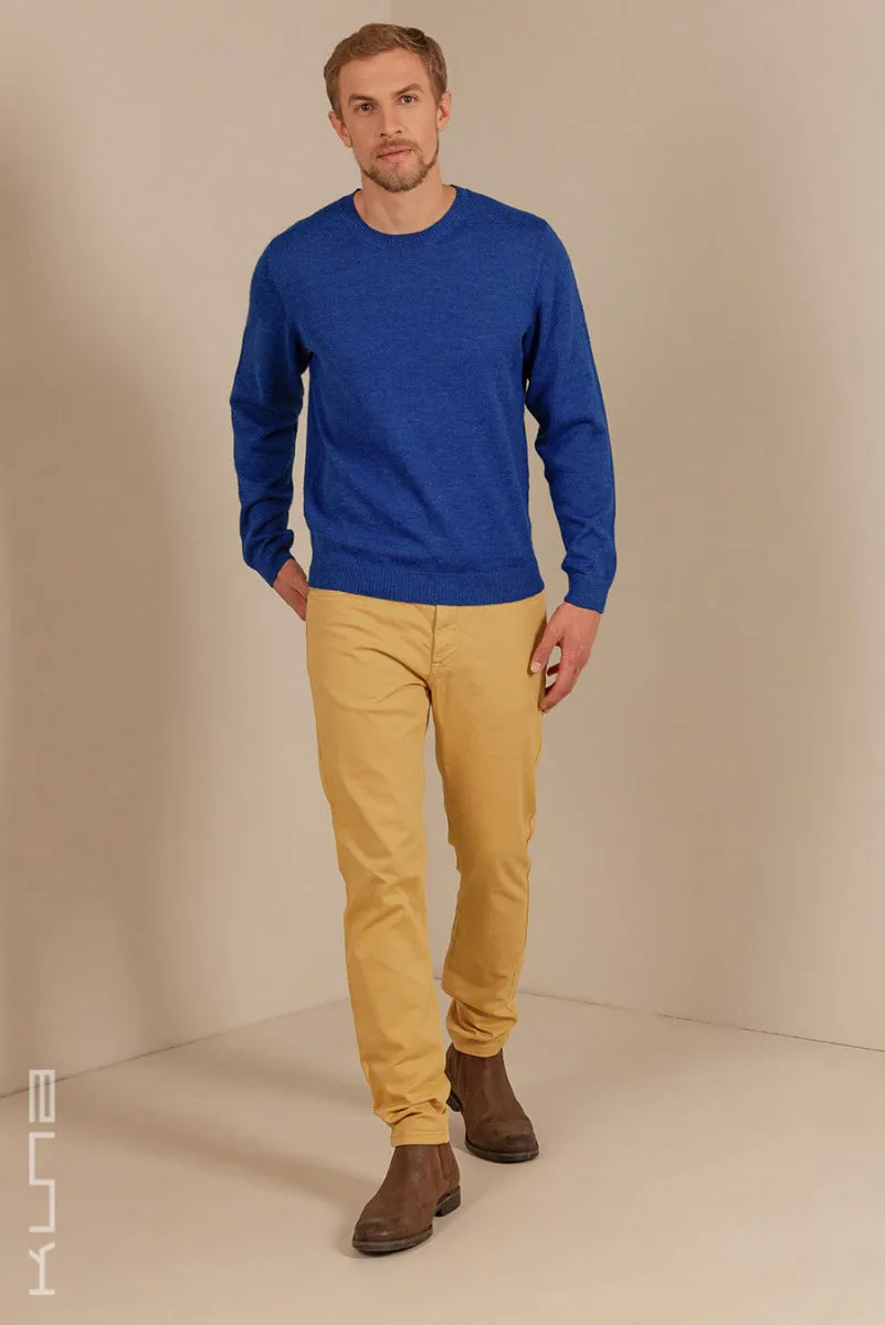 Alaska Baby Alpaca Crew-Neck Sweater
