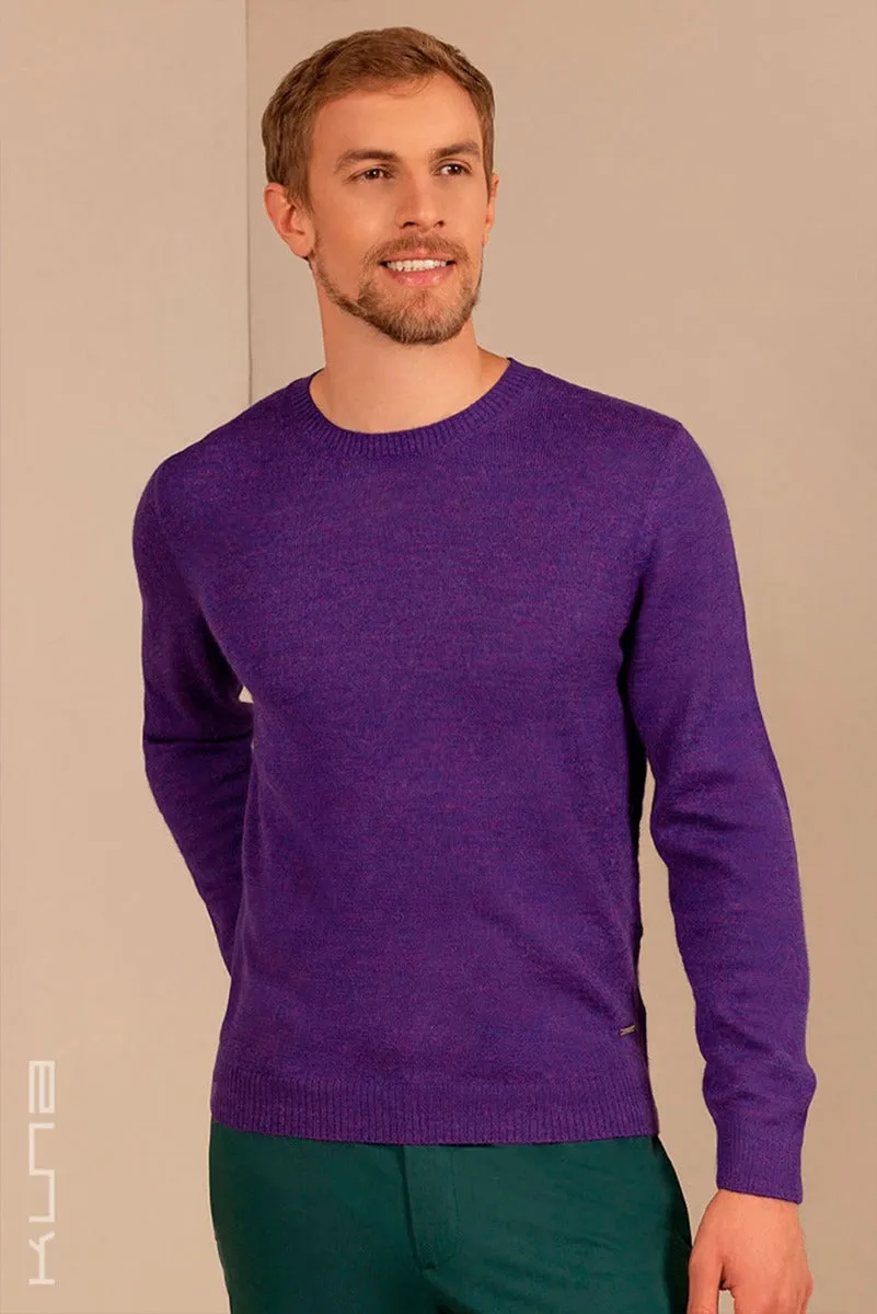 Alaska Baby Alpaca Crew-Neck Sweater