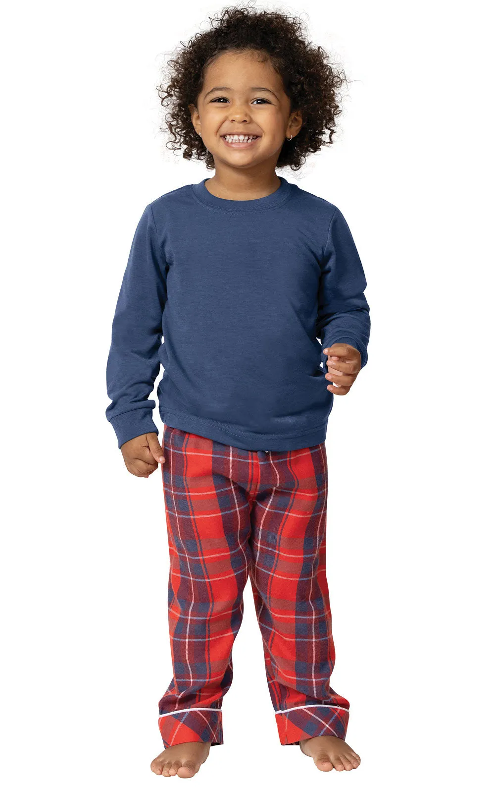 Americana Plaid Matching Family Pajamas