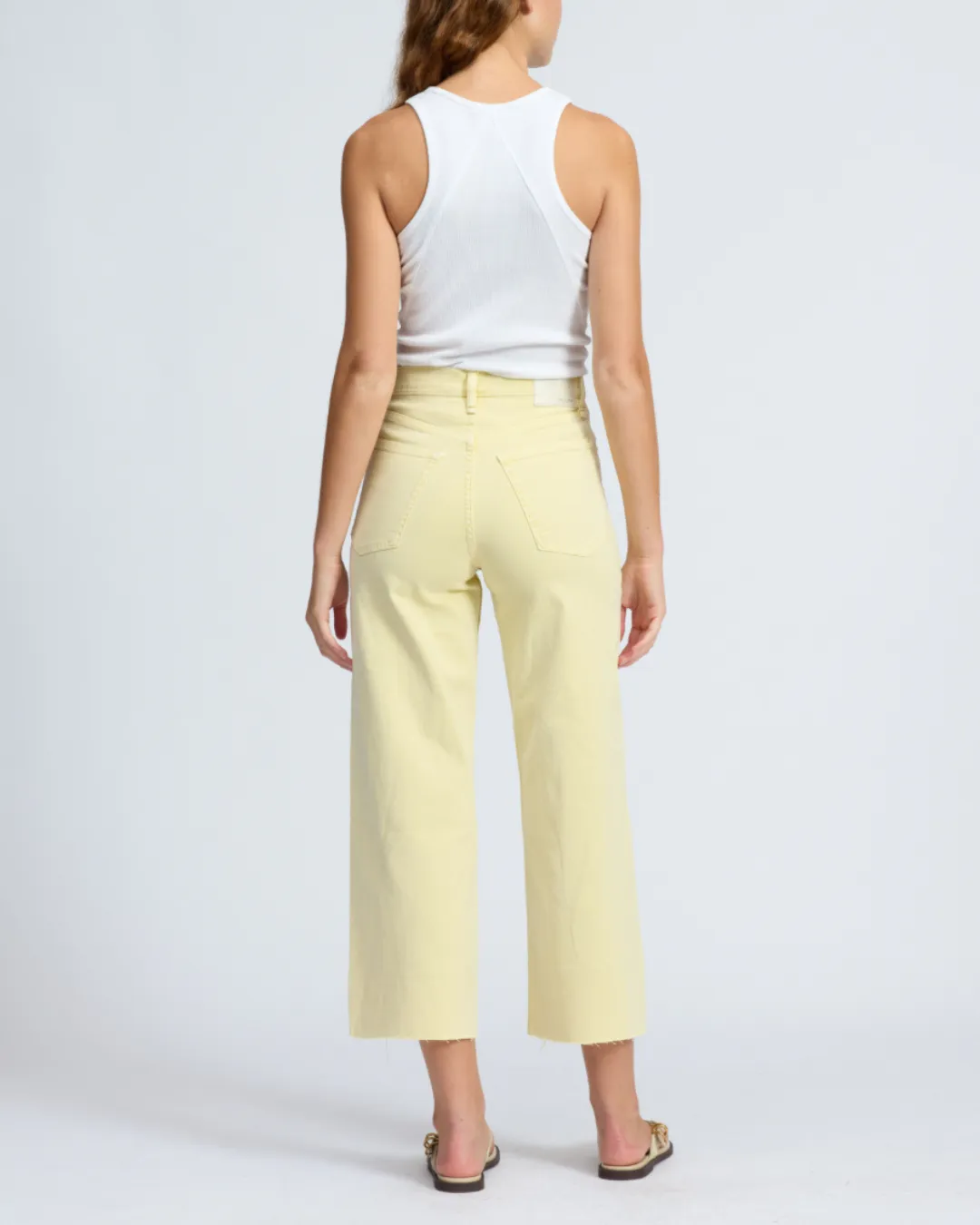 ANDI HIGH-RISE ANKLE WIDE LEG JEAN
