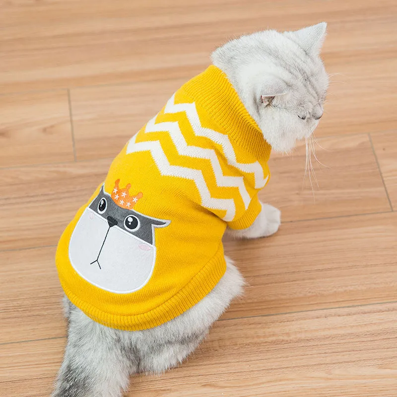 Animal Print Pet Sweater