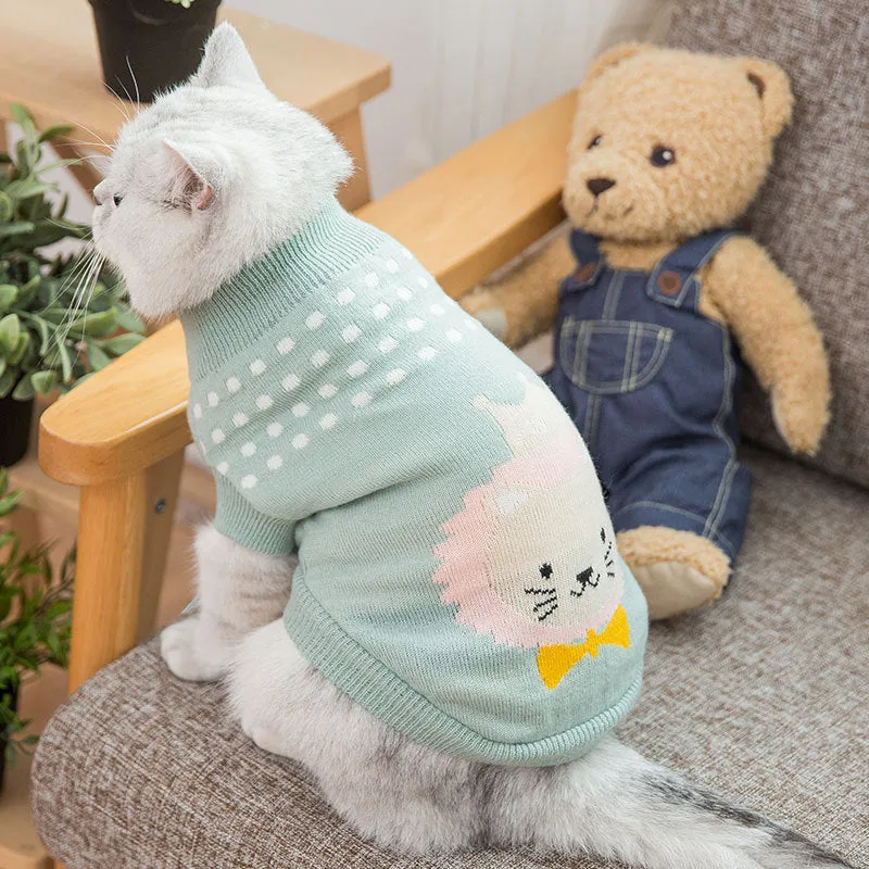 Animal Print Pet Sweater
