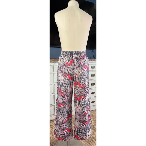 Anthropologie Artist Flannel Whimsical Pajama Pants Bottoms M