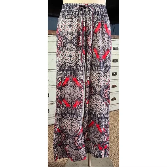 Anthropologie Artist Flannel Whimsical Pajama Pants Bottoms M