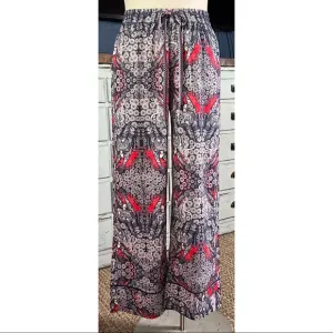 Anthropologie Artist Flannel Whimsical Pajama Pants Bottoms M