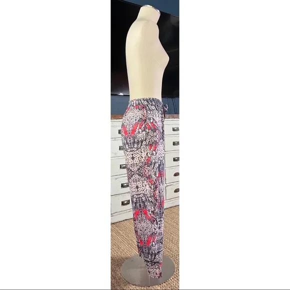 Anthropologie Artist Flannel Whimsical Pajama Pants Bottoms M