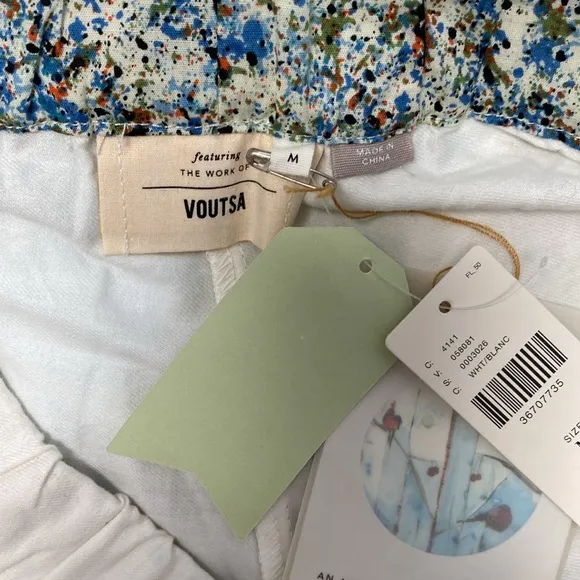 Anthropologie Polaris Flannel Sleep Pant with art of Voutsa