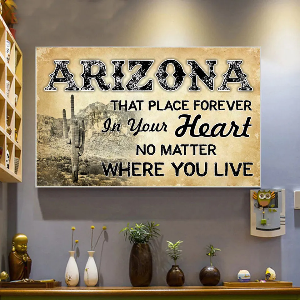 Arizona That Place Forever In Your Heart Poster