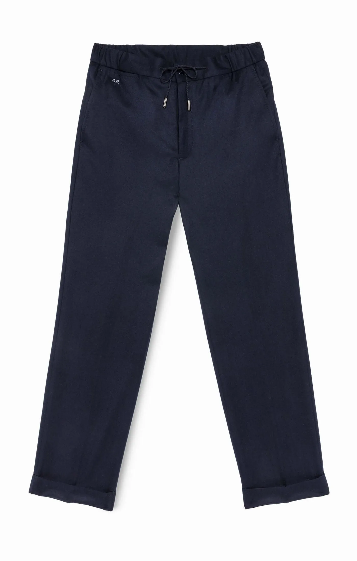 Barberis Canonico Midnight Blue Flannel S120 Merino Wool with Natural Stretch