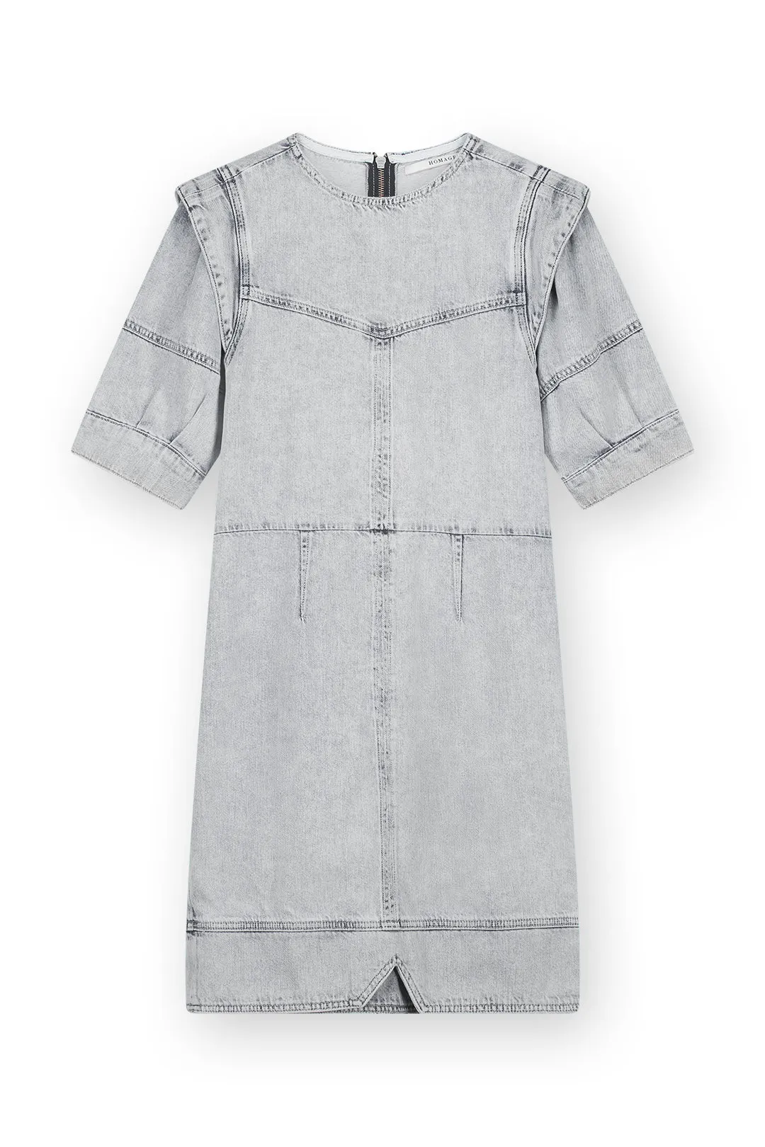 Belted Denim Dress