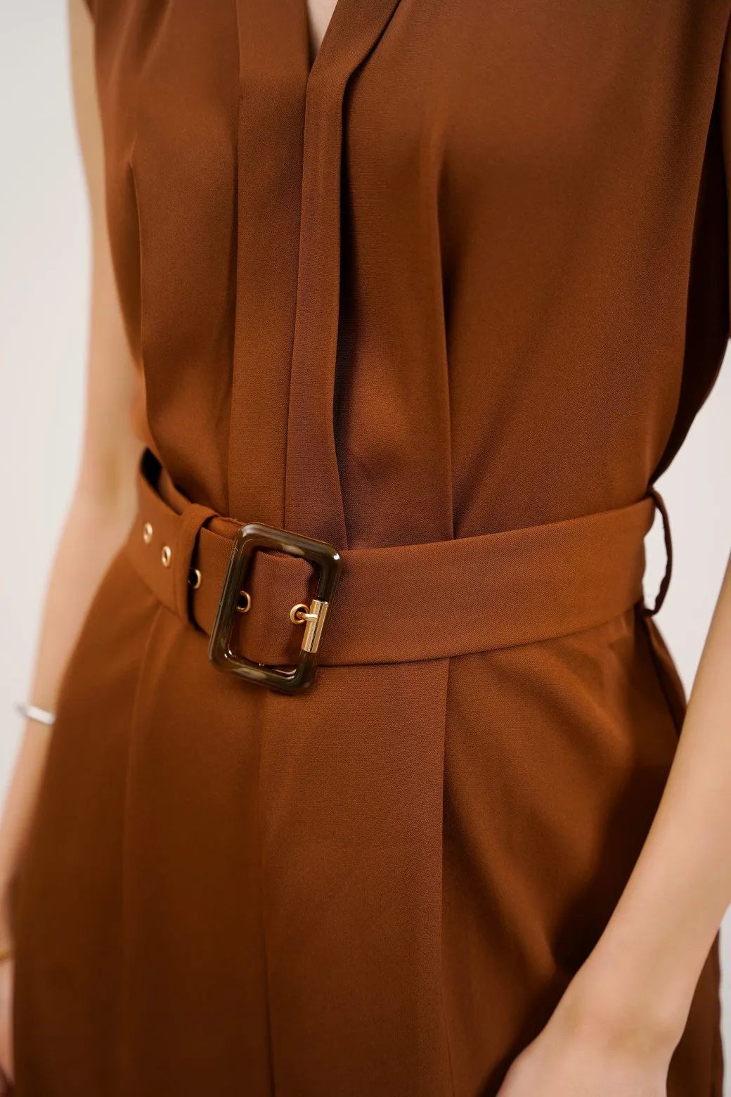 BELTED JUMPSUIT