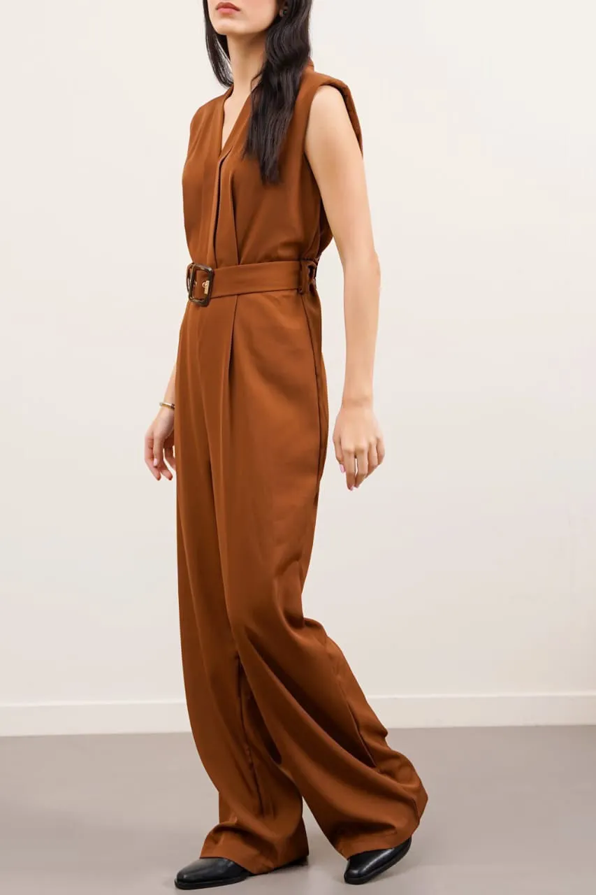 BELTED JUMPSUIT