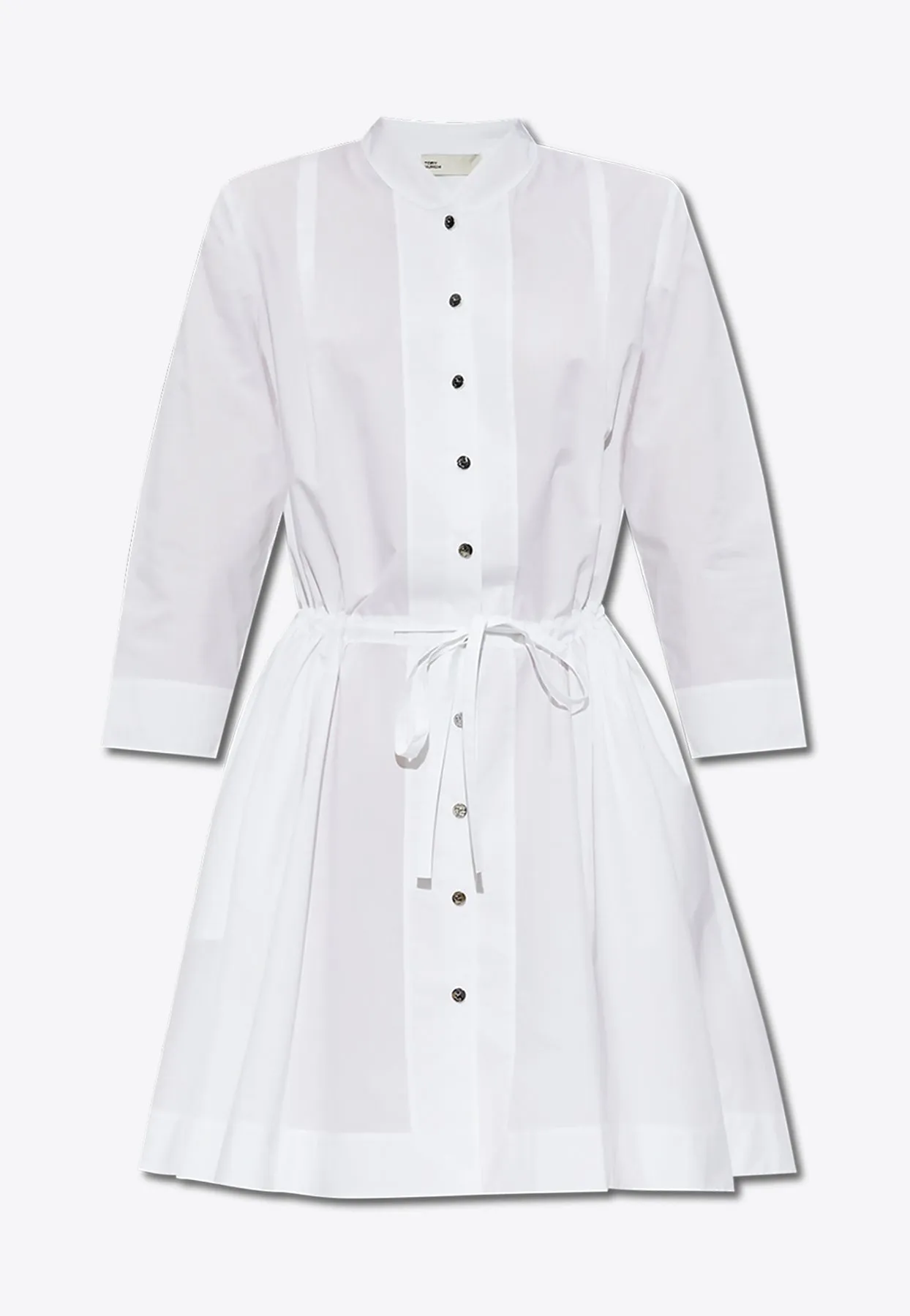 Belted Mini Shirt Dress