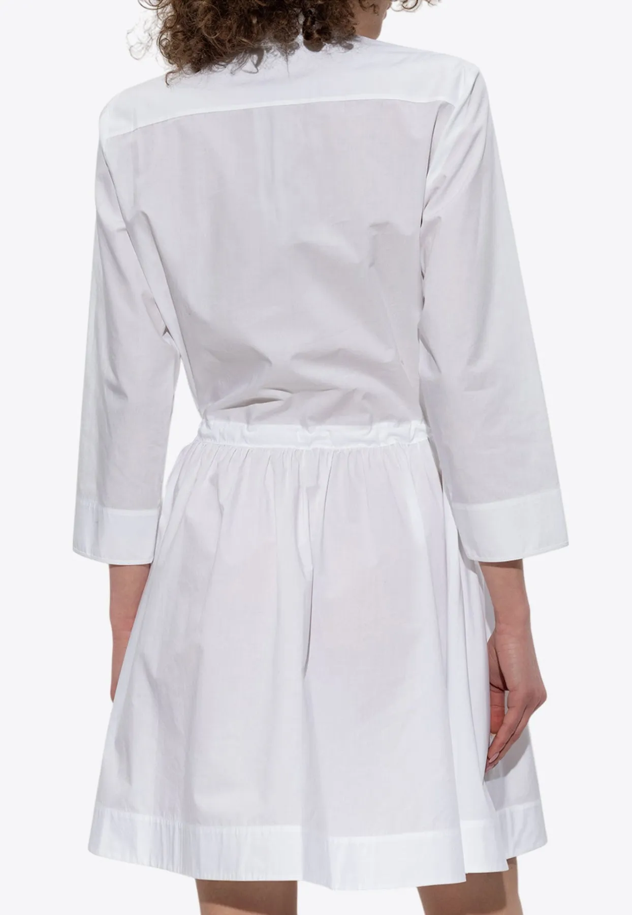 Belted Mini Shirt Dress