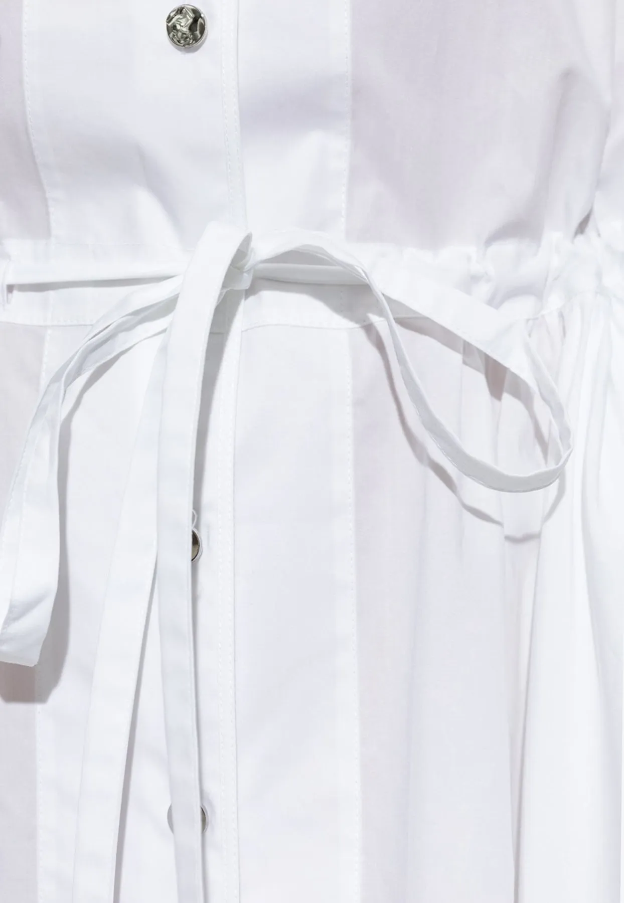 Belted Mini Shirt Dress
