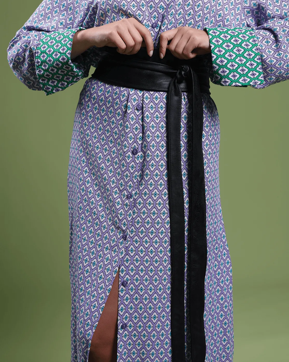 Belted Shirt Dress