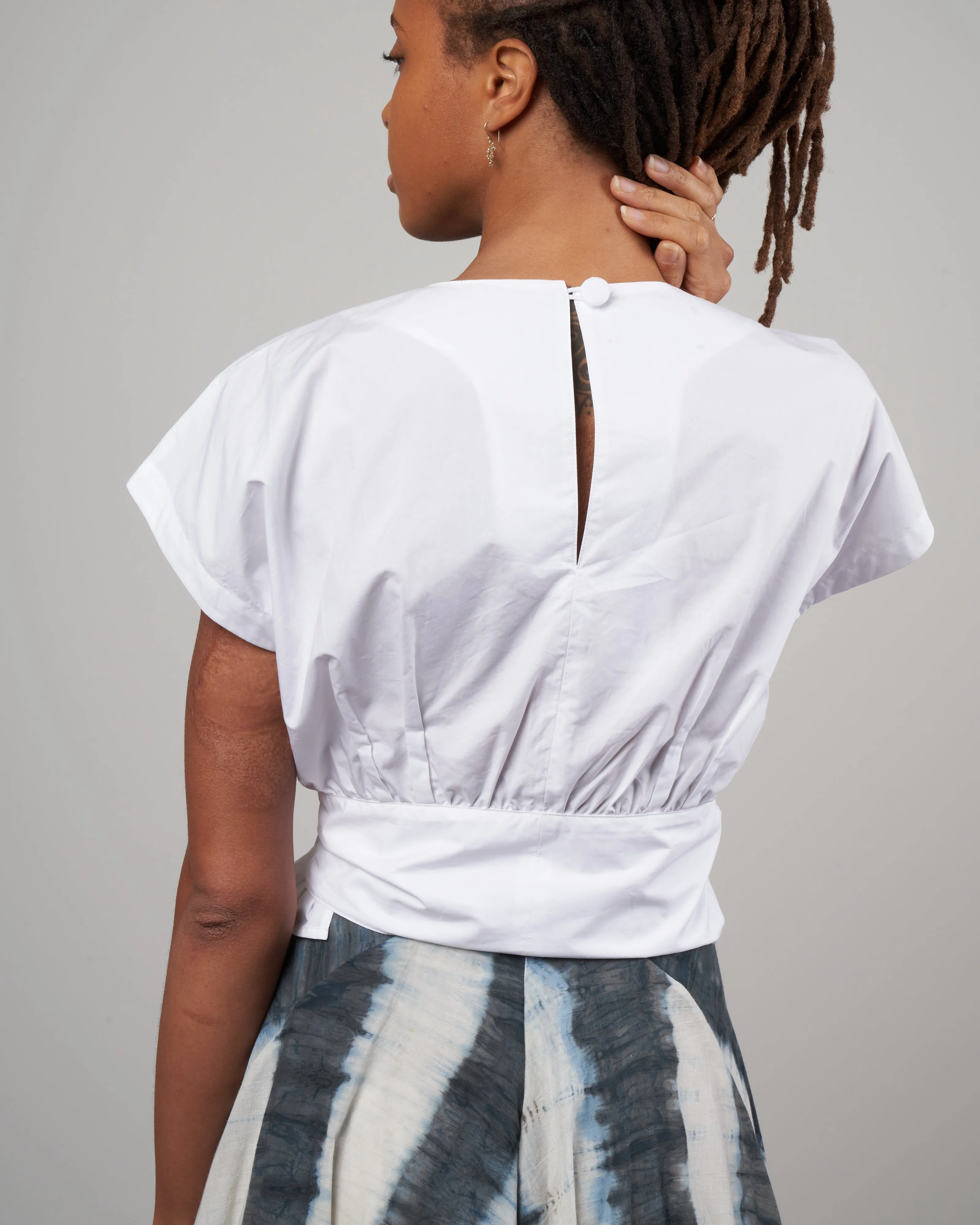 bianca top - white