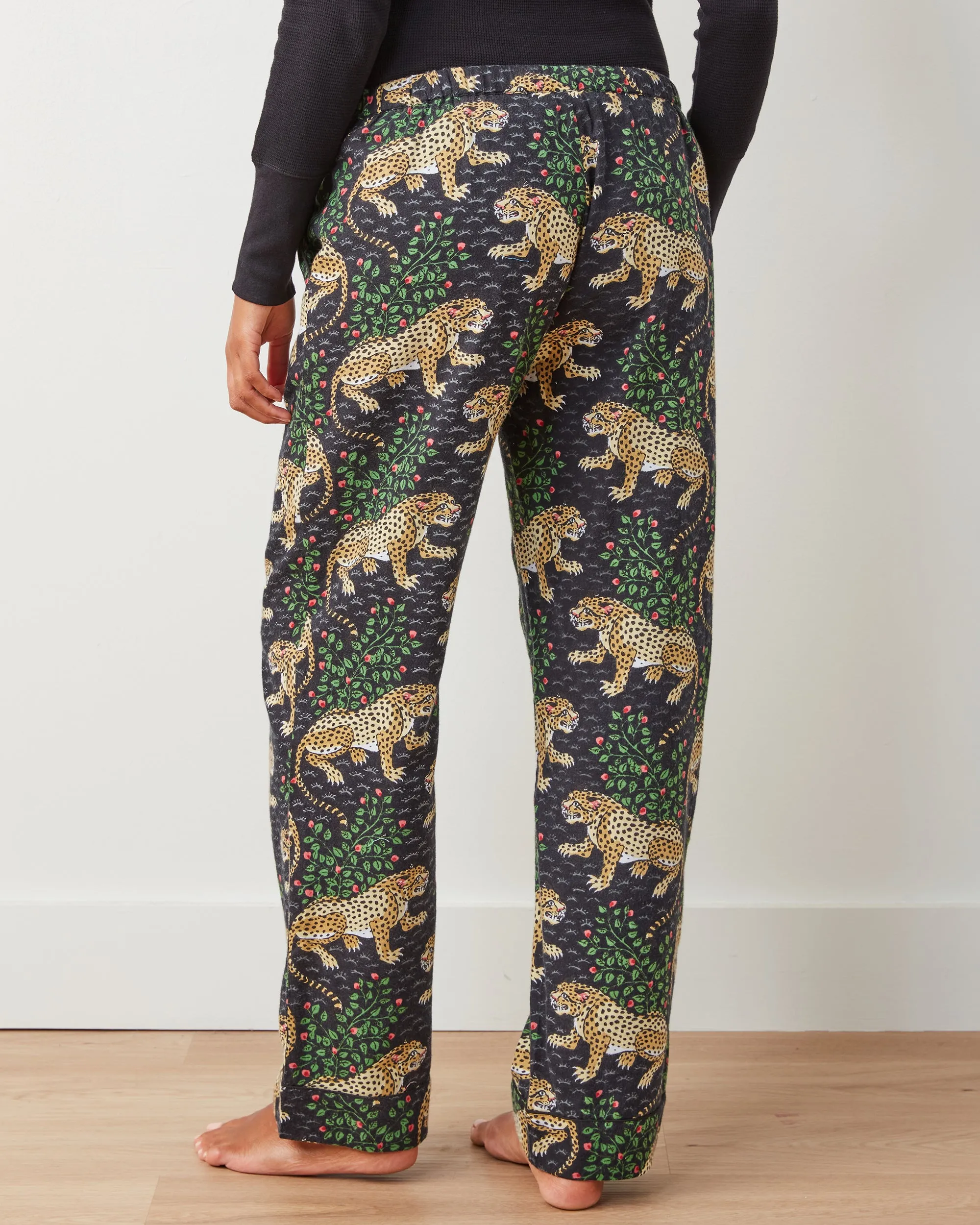 Big Cats- 3-Pack Lightweight Flannel PJ Pants - Hot Pink/Jade/Ink
