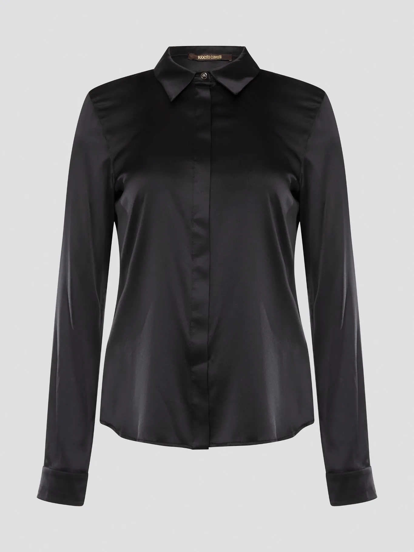 Black Satin Shirt