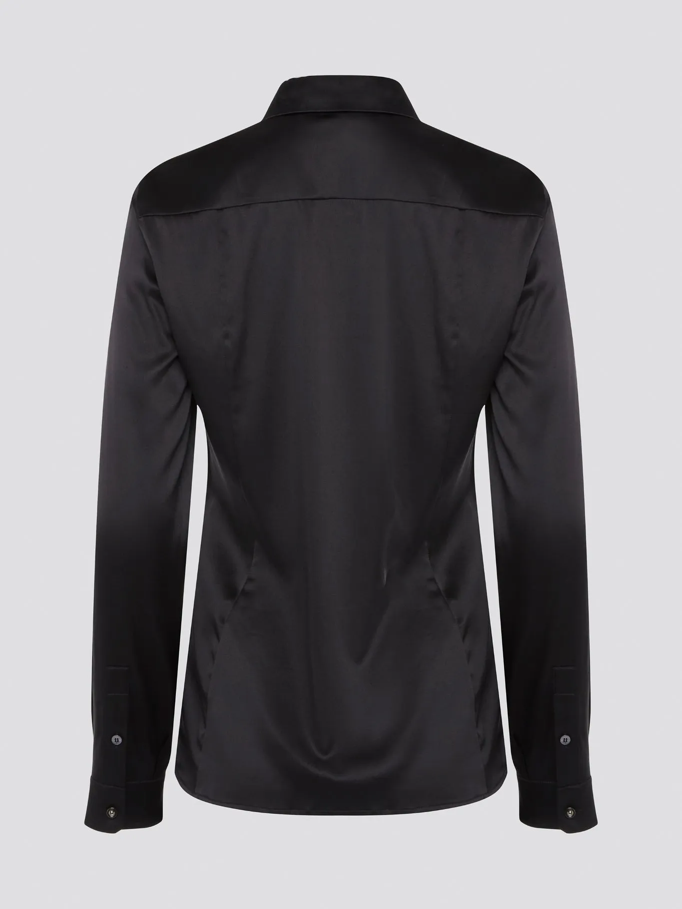 Black Satin Shirt
