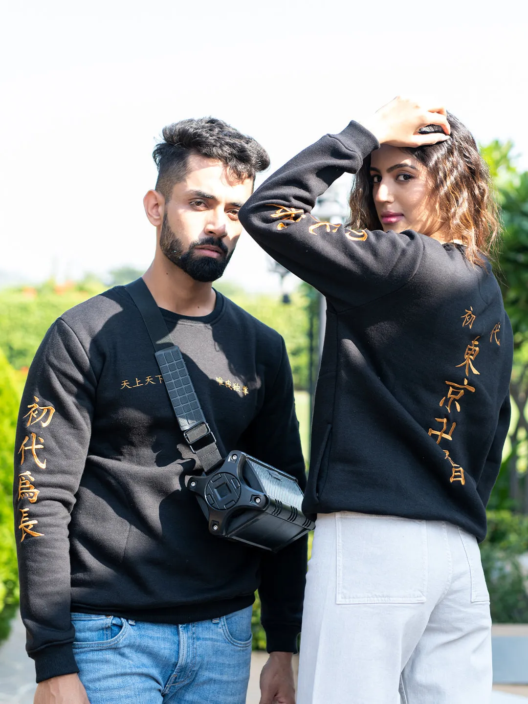 Black Tokyo Manji Anime Sweatshirt For Women