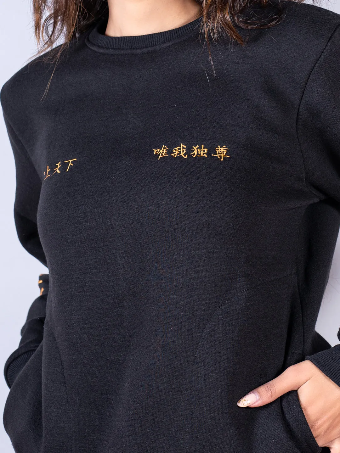 Black Tokyo Manji Anime Sweatshirt For Women