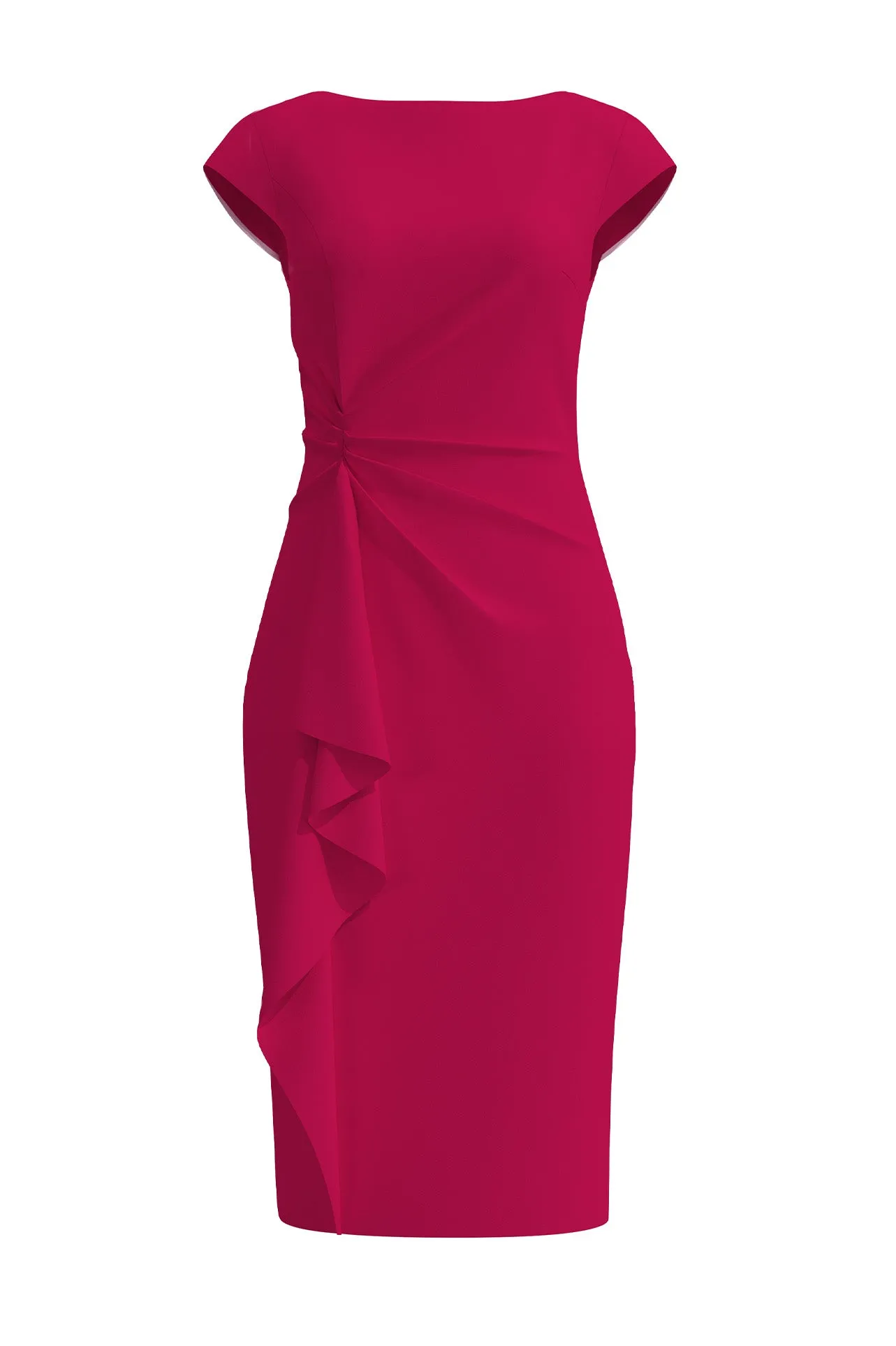 BOAT-NECK DRESS