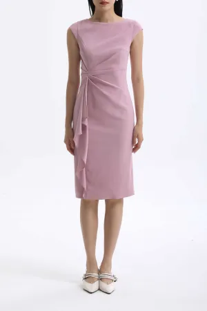 BOAT-NECK DRESS