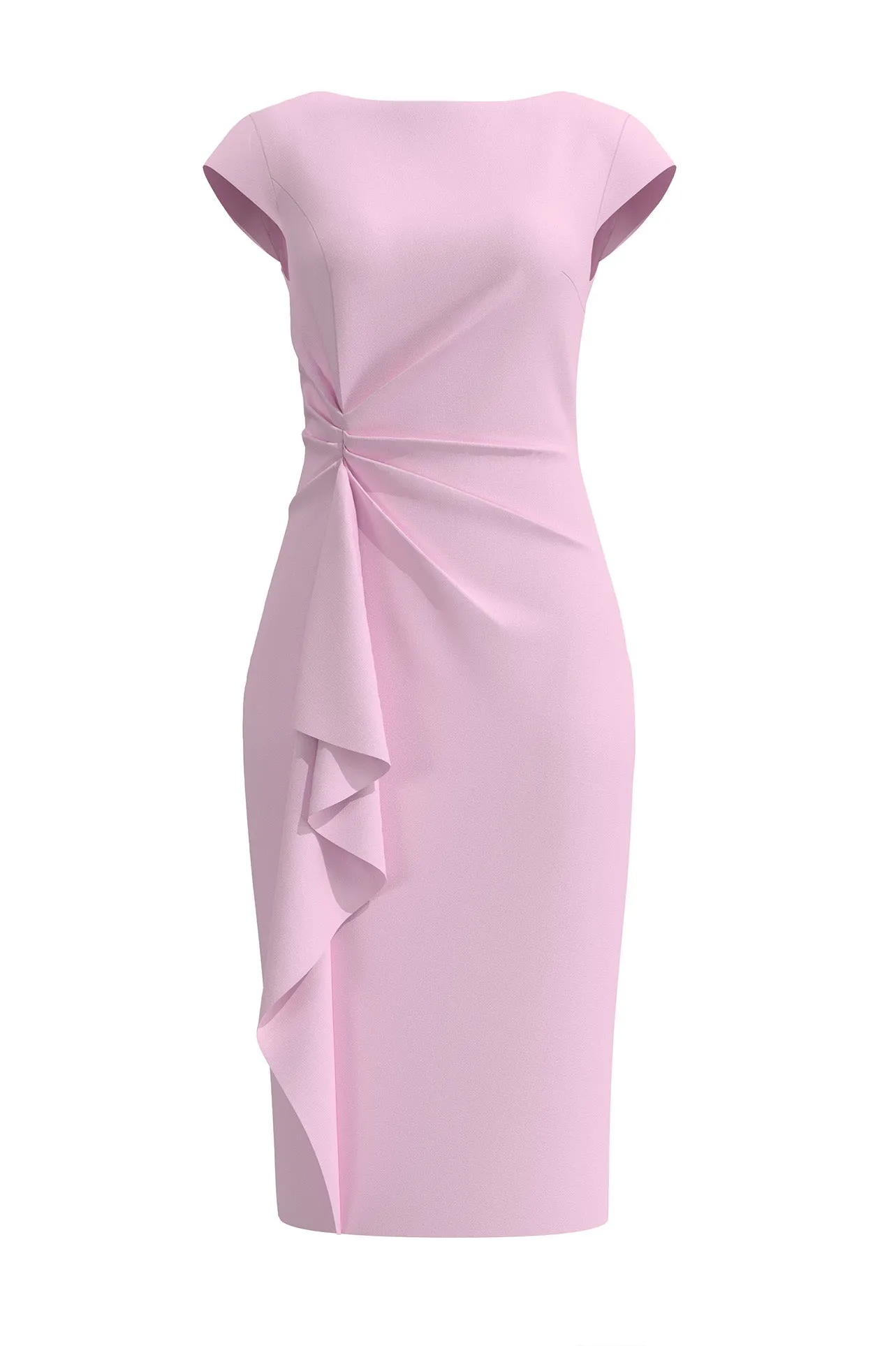 BOAT-NECK DRESS