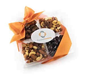 Branded Nut Mix and Chocolate Covered Cashews & Almond Gift Box