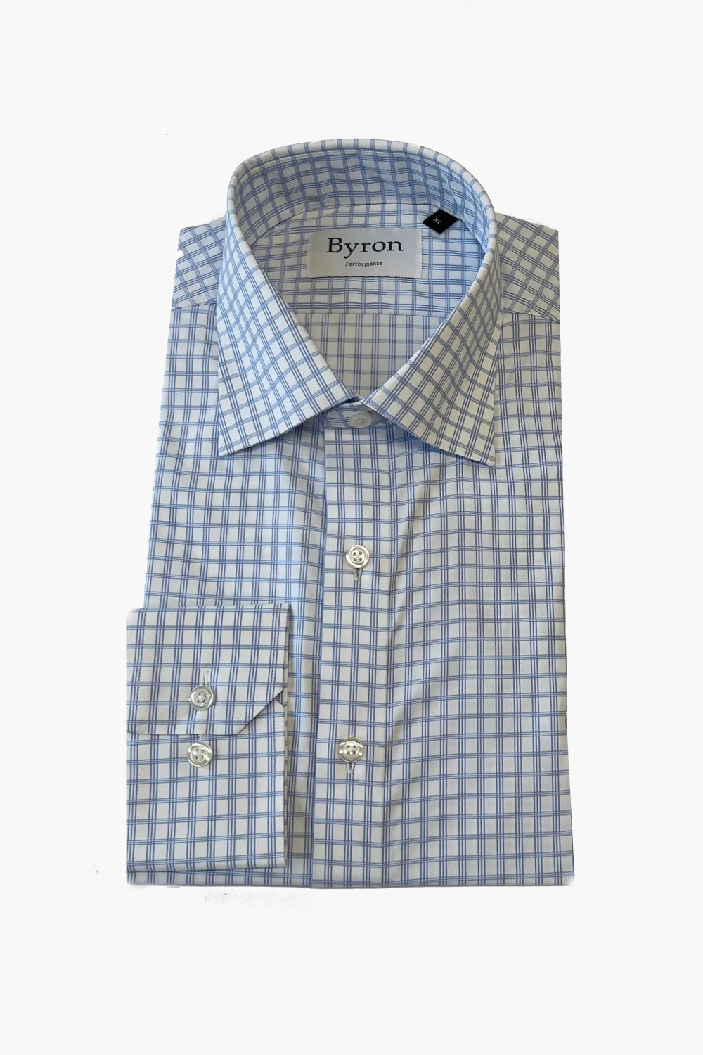 Byron Iceberg Graph Check Performance Shirt Big and Tall