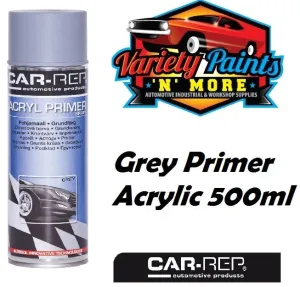 Car-Rep Acrylic Primer Grey Aerosol 500ml