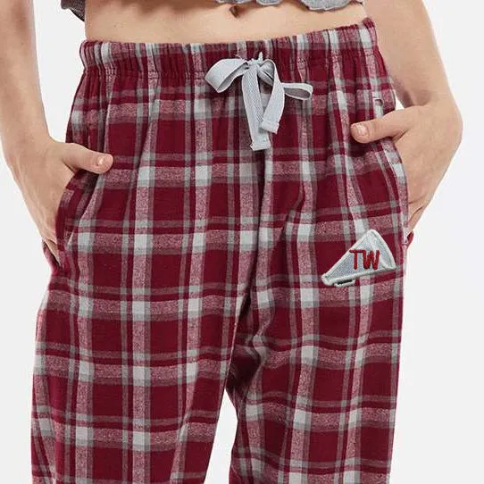 Cheer Megaphone Personalized Flannel Pants-26 Colors Available