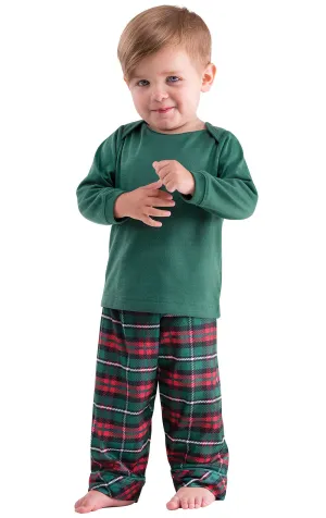 Christmas Plaid Infant Pajamas