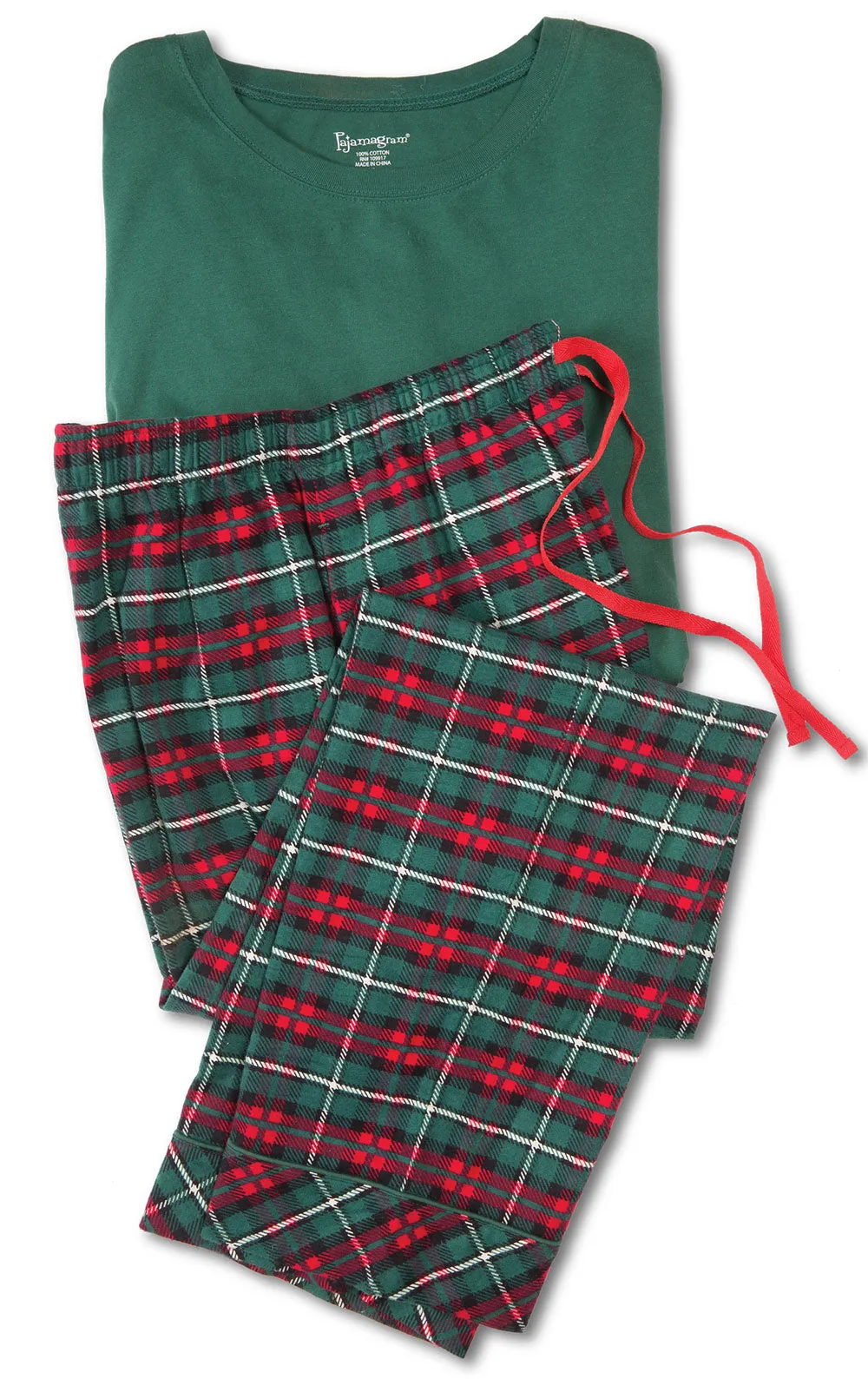 Christmas Plaid Men's Pajamas - Couples