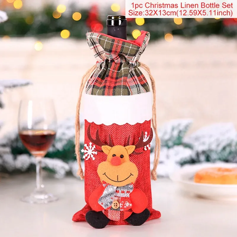 Christmas Wine Bottle Cover