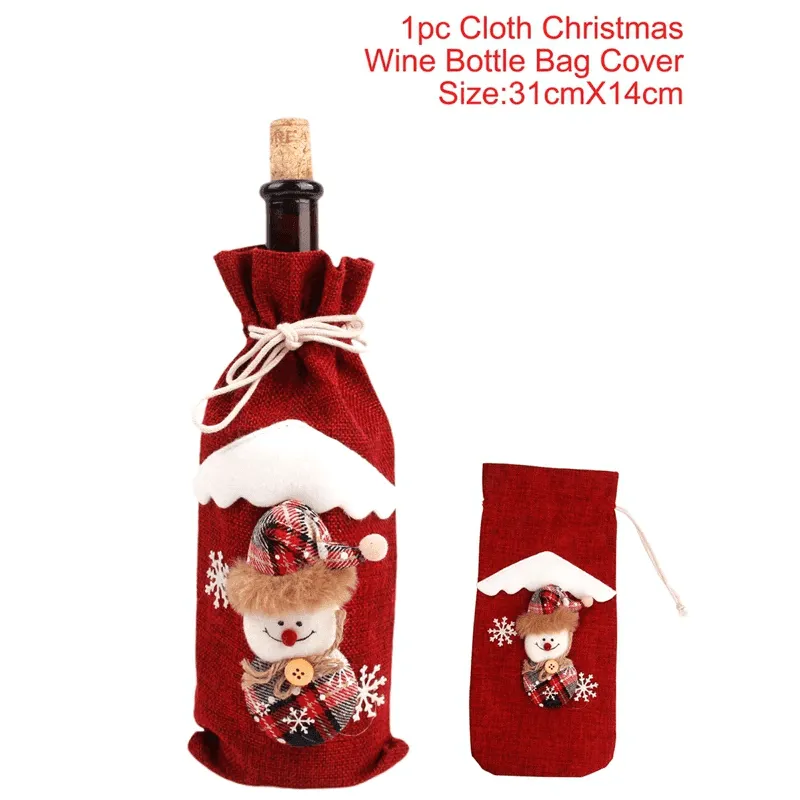 Christmas Wine Bottle Cover