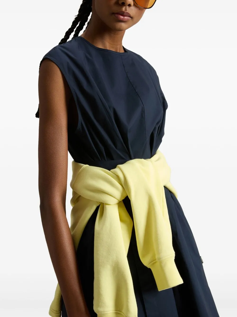 Cotton belted dress