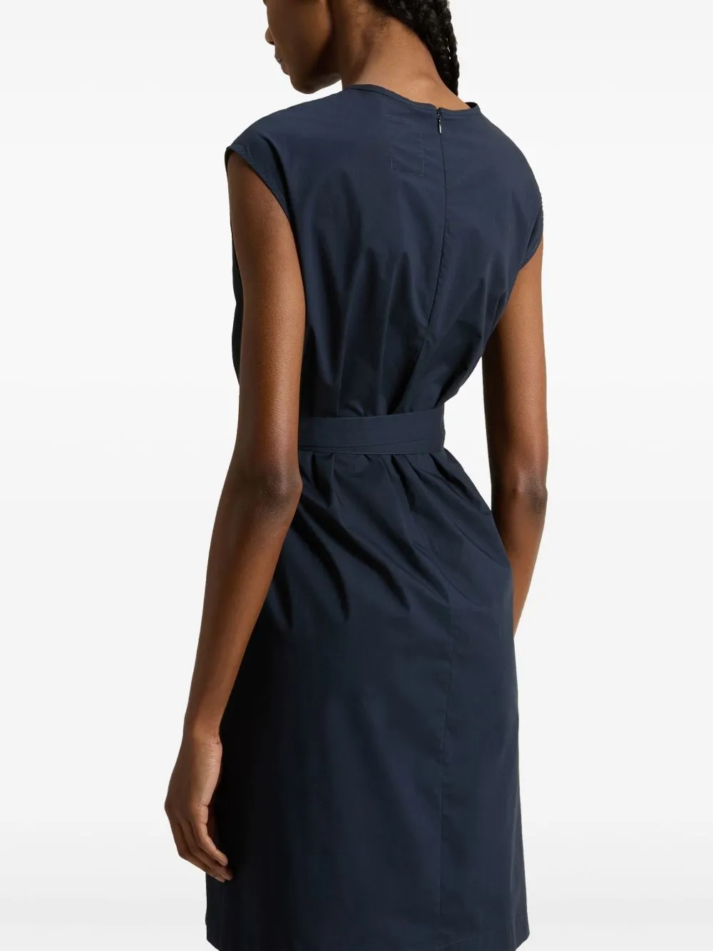 Cotton belted dress