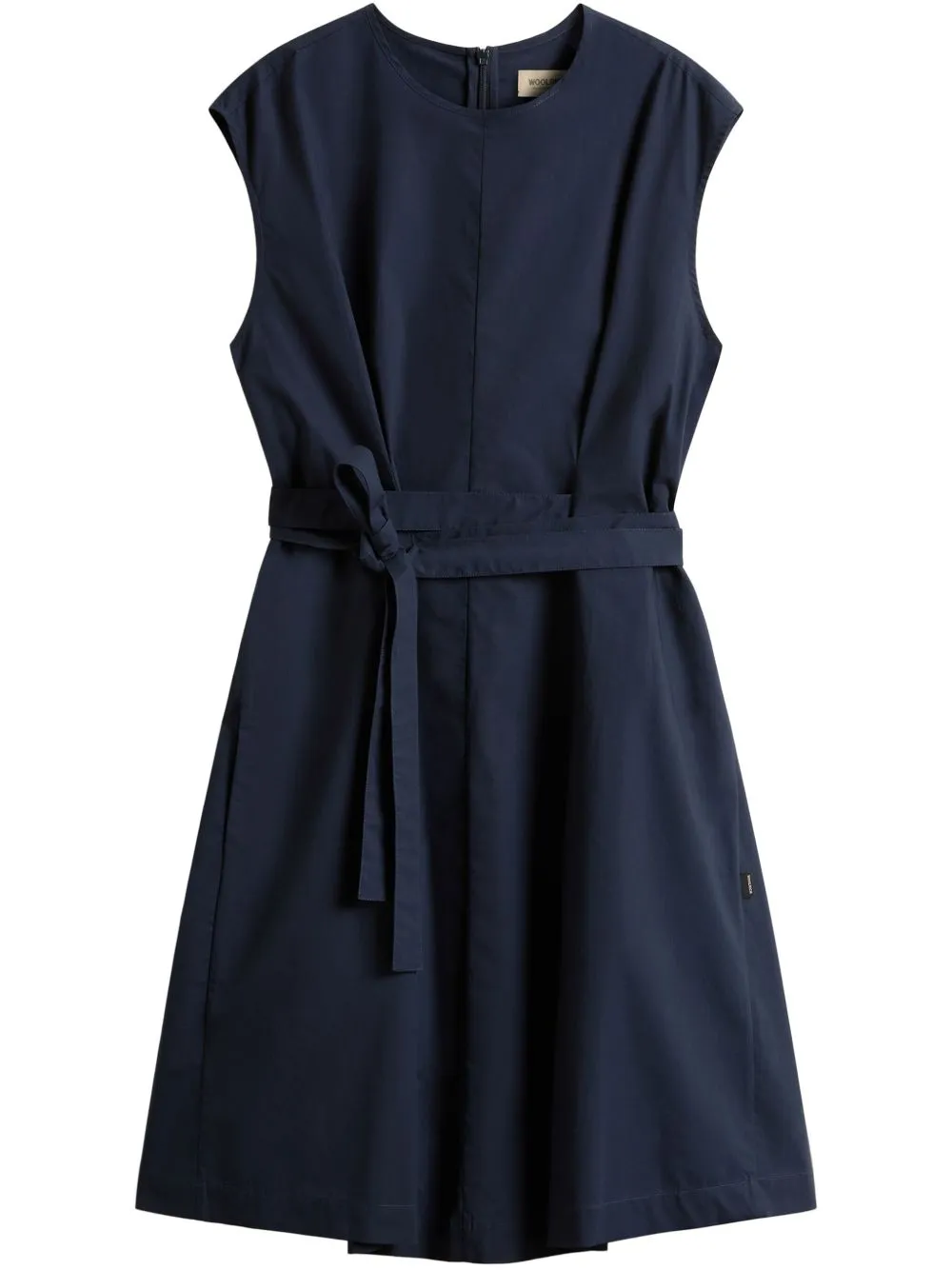 Cotton belted dress