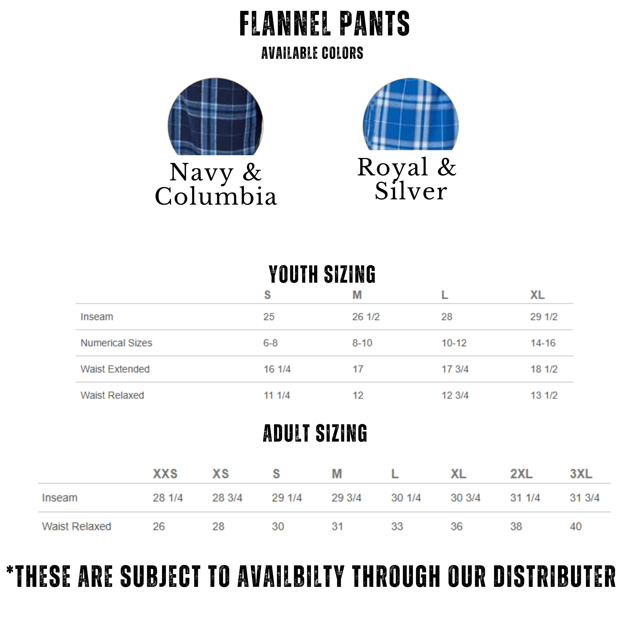 CRE Flannel Pajama Pants