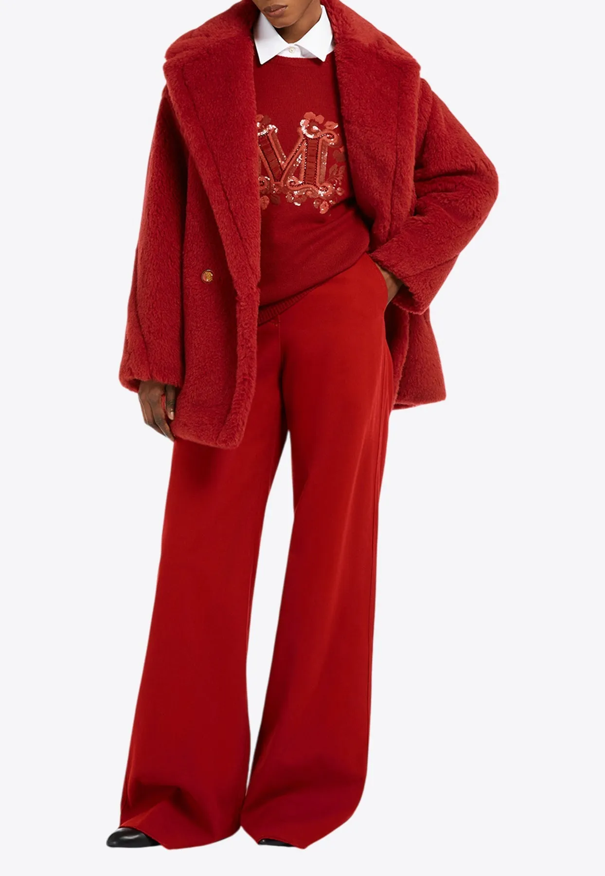 Cuba Iconic Teddy Bear Alpaca and Wool Coat