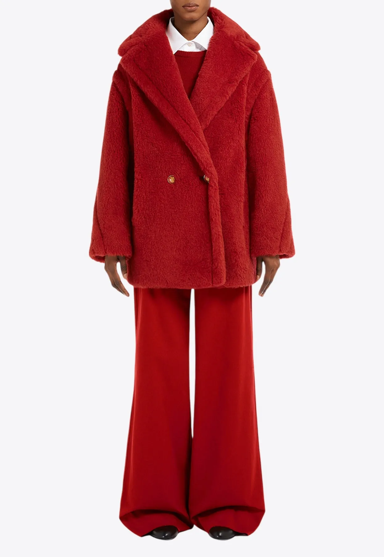 Cuba Iconic Teddy Bear Alpaca and Wool Coat