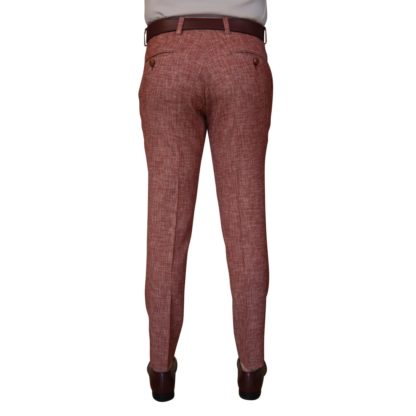 Currant Lino Tweed Trousers
