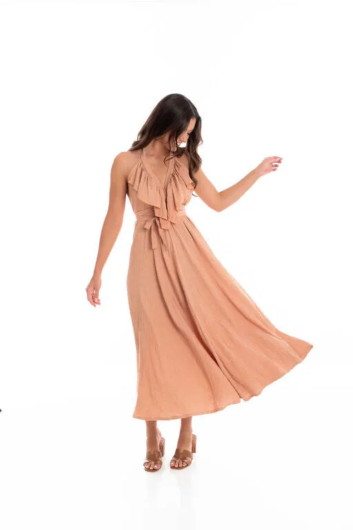 D004 Wave of Wanderlust Maxi Dress