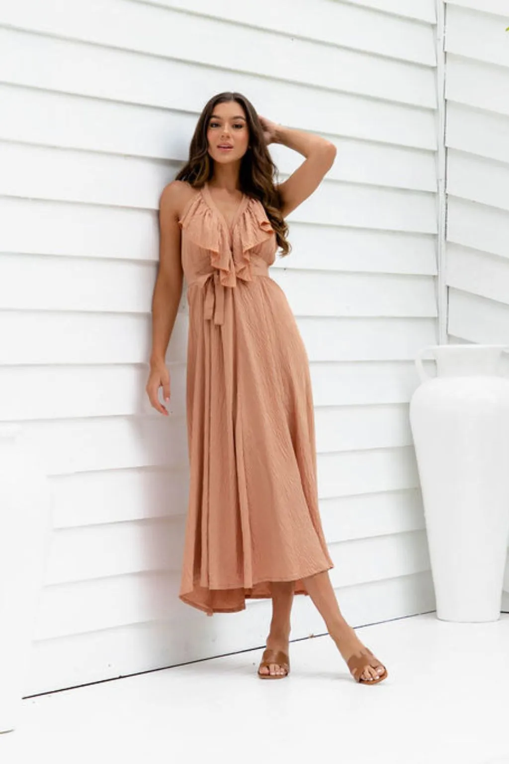 D004 Wave of Wanderlust Maxi Dress