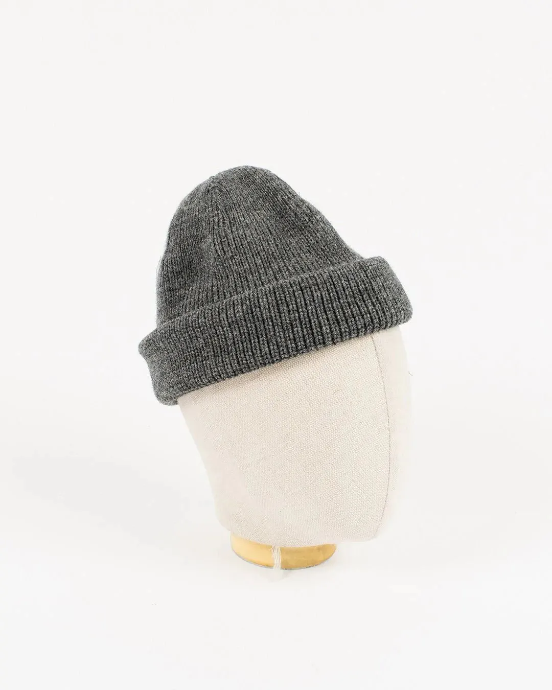 【Dehen 1920】Wool Knit Watch Cap - Charcoal / 羊毛針織帽